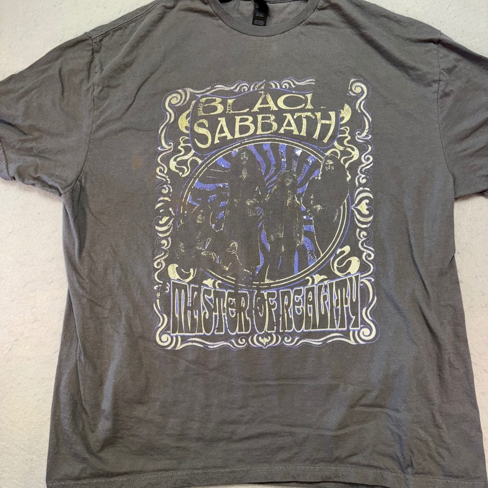 Black Sabbath "Master of Reality" Gildan Graphic Tee 2XL Pre-owned, Ozzy Osbourn